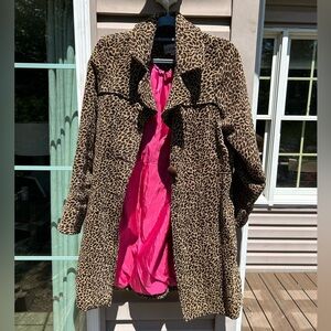 Vintage cheetah print coat from 3 Sisters